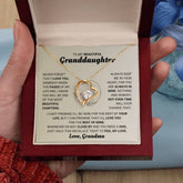 Everlasting Necklace Gift for Granddaughter, Timeless Jewelry With Love, Forever Love Necklace Necklace